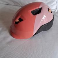 casco bici rosa 