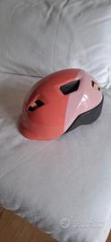 casco bici rosa 