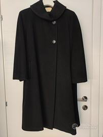 Cappotto Elena Mirò Mohair e Lana Nero 