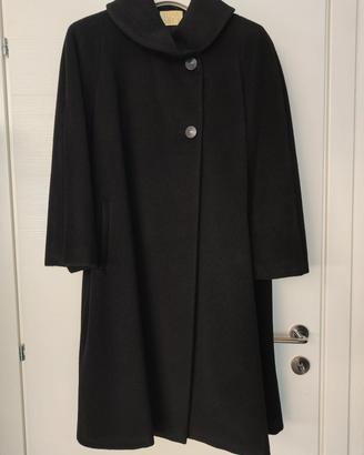 Cappotto Elena Mirò Mohair e Lana Nero 