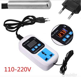 Termostato Digitale con Sonda - Acquari, Grow Box