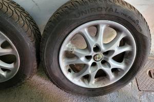 Cerchi e gomme Alfa Romeo 147  invernali + estive