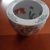 VASO AUTENTICO CACHEPOT CINESE IN PORCELLANA 