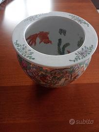 VASO AUTENTICO CACHEPOT CINESE IN PORCELLANA 