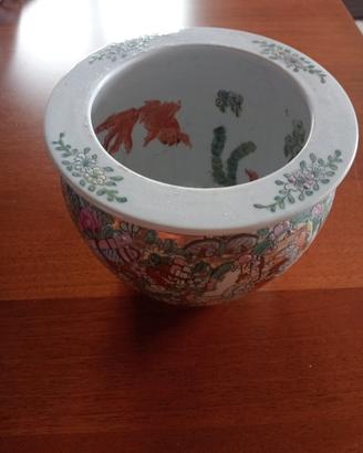 VASO AUTENTICO CACHEPOT CINESE IN PORCELLANA 