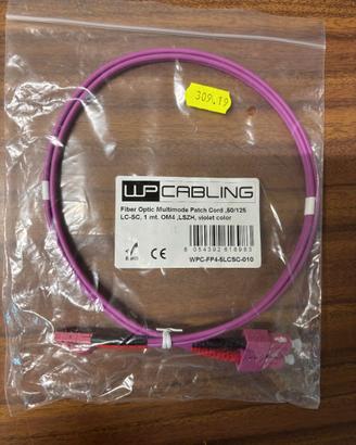 Cavo Fibra Ottica Multimodale OM4 LC-SC Duplex