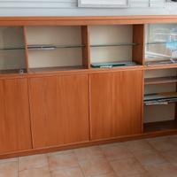 Vetrinetta con ripiani in vetro