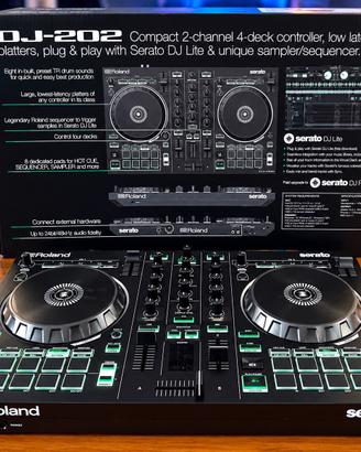 Roland DJ-202 Controller DJ con Scatola Originale