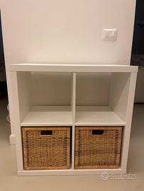 Ikea kallax scaffale bianco