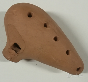 STRUMENTO MUSICALE OCARINA in TERRACOTTA