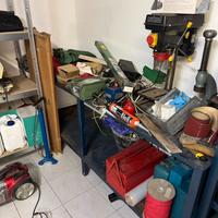 Banco in ferro da lavoro 200x60x80h