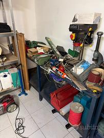 Banco in ferro da lavoro 200x60x80h