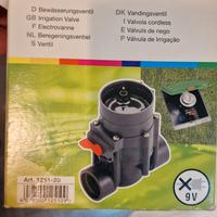 Elettrovalvola Cordless per irrigazione.