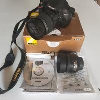 Nikon D3200 con 18/55 e 35mm f.8