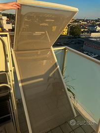 Lettino prendisole in alluminio