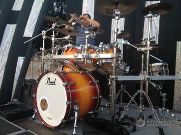 batteria Pearl Master Premium in acero