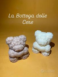 Orsetto in cera di soia profumata