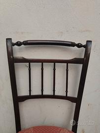 sedie stile 800 con seduta in tessuto 