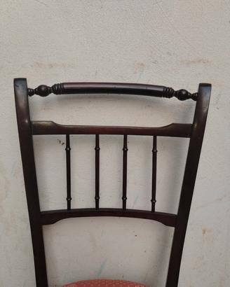 sedie stile 800 con seduta in tessuto 