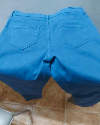 pantaloni blu kiabi