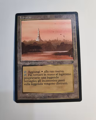 Magic MTG Karakas Leggende ITA 1995 Vintage