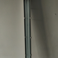 Plafoniera in alluminio 2x58 w