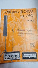 Lotto GELOSO Bollettini anni vari 33 pezzi