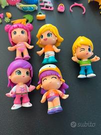 Lotto PinyPon – 5 bamboline + accessori