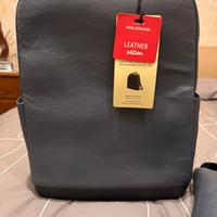 Moleskine Classic Leather Backpack, Avio