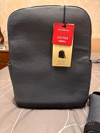 Moleskine Classic Leather Backpack, Avio