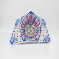 Orologio da Camino Art Déco anni 20 ceramica