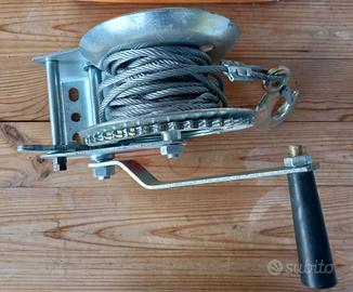 Argano in acciaio 10 mt, capacità 1000 libbre