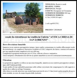 Casale da ristrutturare con annesso e terreno