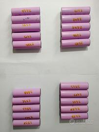 20 celle LXD 2500mAh testate 