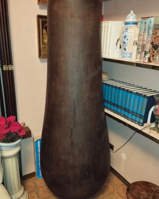Vaso in tronco di palma da interno