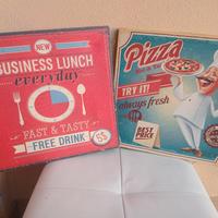 coppia quadretti per cucina o taverna 