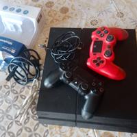 PS4 con acccessori come da foto.