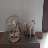 Scarpe tacco alto pitonate