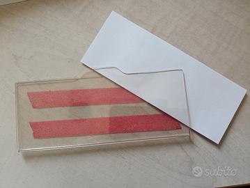 Supporto porta nome/messaggio in plexiglass