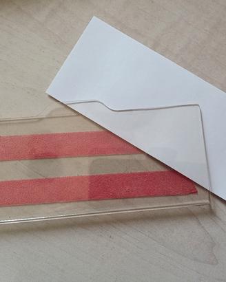 Supporto FLEX porta nome/messaggio in plexiglass