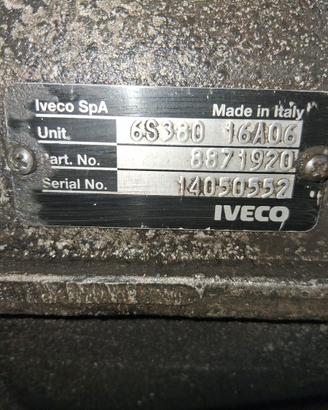 Cambio iveco daily35c17