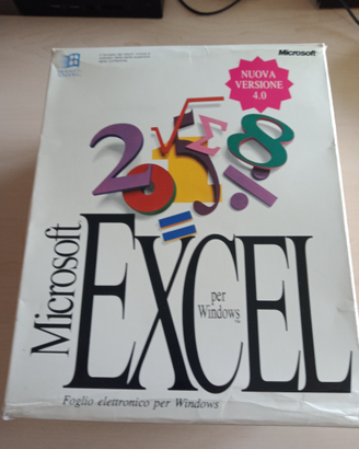 Manuali originali Excel 4.0 per Windows