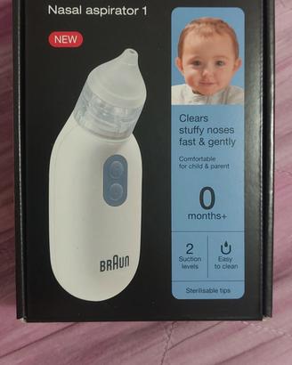 aspiratore nasale elettrico Braun nuovo