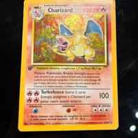 Carta Charizard Set Base Italiano Prima Edizione