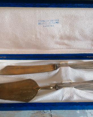 Set posate da dolci argento 800/1000 Solingen 