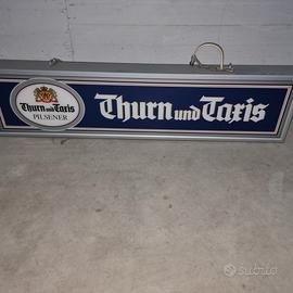 Insegna luminosa birra Thurn und Taxis originale v