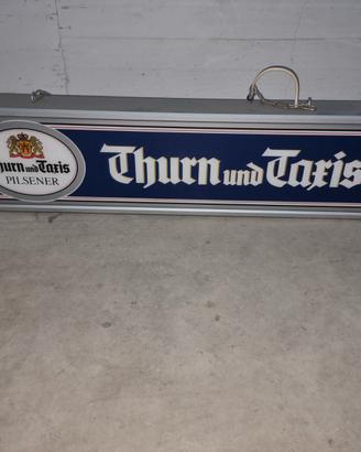 Insegna luminosa birra Thurn und Taxis originale v