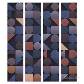 Carta da parati forme geometriche