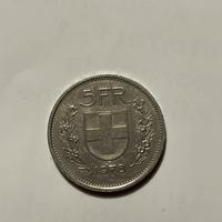 Moneta 5 franchi Svizzeri