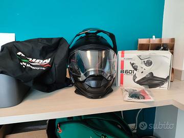 Casco Nolan N70 2X misura S + interfono N-COM B601